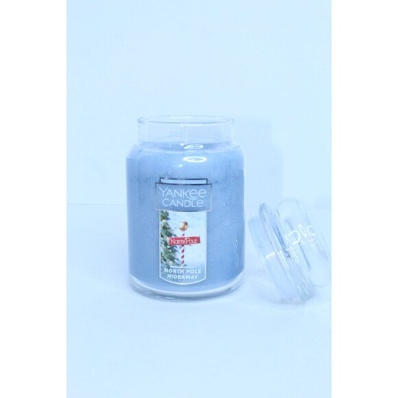 YANKEE CANDLE NORTH POLE HIDEAWAY 22 OZ 1 WICK CANDLE New - Picture 5 of 5